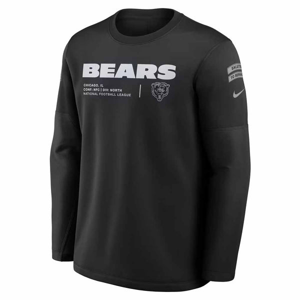 Chicago Bears Nike 2026 Salute To Service On Field Crew Neck Sweatshirt