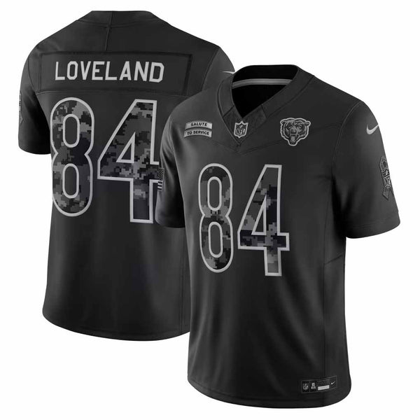 Chicago Bears Colston Loveland Nike 2026 Salute To Service Replica Jersey