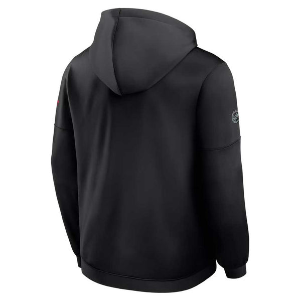 Chicago Blackhawks Fanatics Authentic Pro Rink Poly Fleece Pullover Hooded Sweatshirt