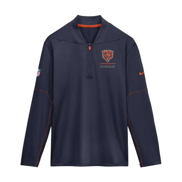 Chicago Bears Nike 2026 Sideline Marine Blue Half Zip Sweatshirt
