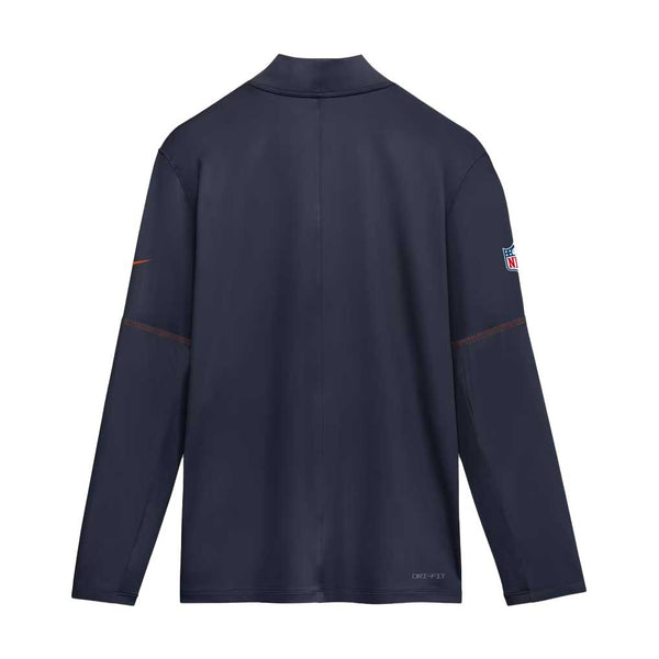 Chicago Bears Nike 2026 Sideline Marine Blue Half Zip Sweatshirt