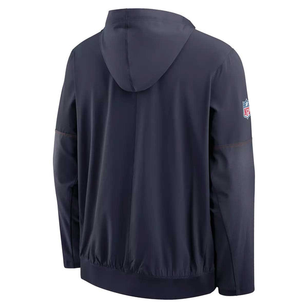 Chicago Bears Nike 2026 Sideline Anorak Long Sleeve Hooded Sweatshirt