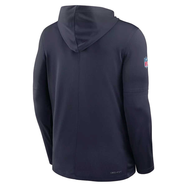 Chicago Bears Nike 2026 Sideline Lightweight Hooded Sweatshirt