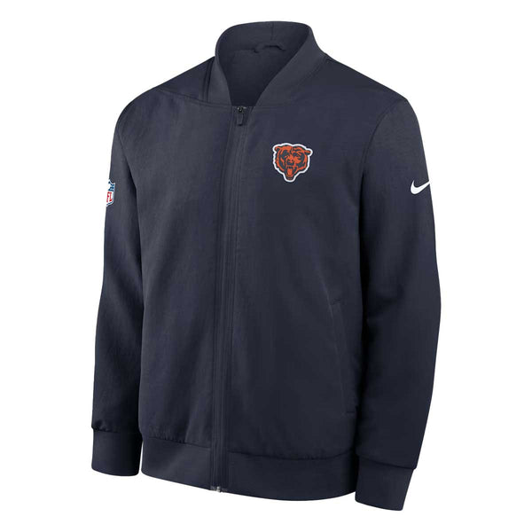 Chicago Bears Nike 2026 Sideline Marine Blue Bomber Jacket
