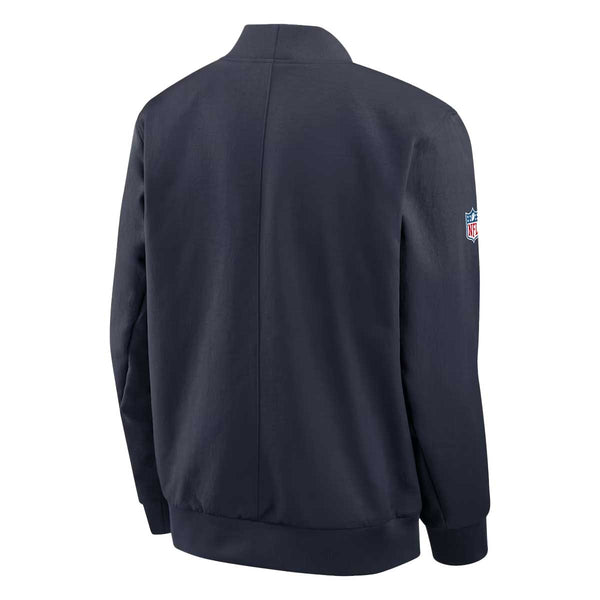 Chicago Bears Nike 2026 Sideline Marine Blue Bomber Jacket