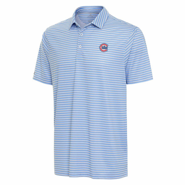 Chicago Cubs Antigua Streamline Alternate Columbia Blue Polo TeeShirt