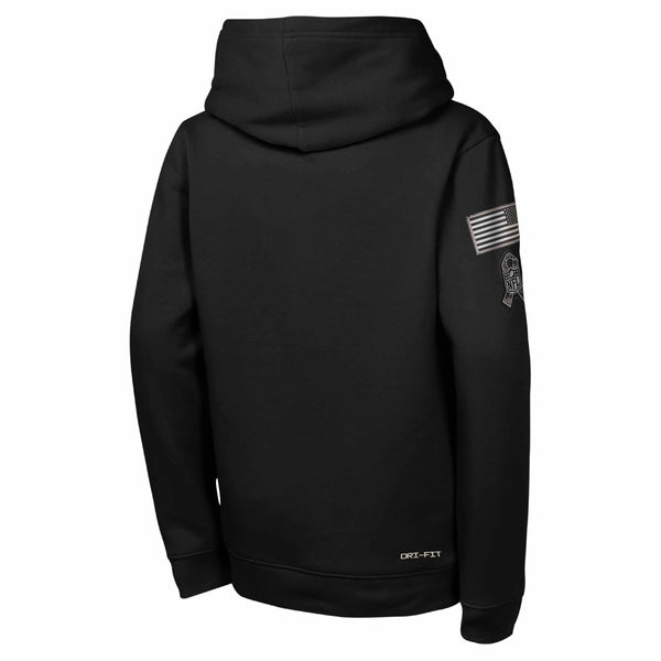 Chicago Bears Nike 2026 Youth Salute To Service On Field Hooded Sweatshirt