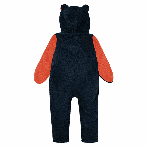 Chicago Bears Newborn Stay Napping Teddy Fleece Creeper Onesie