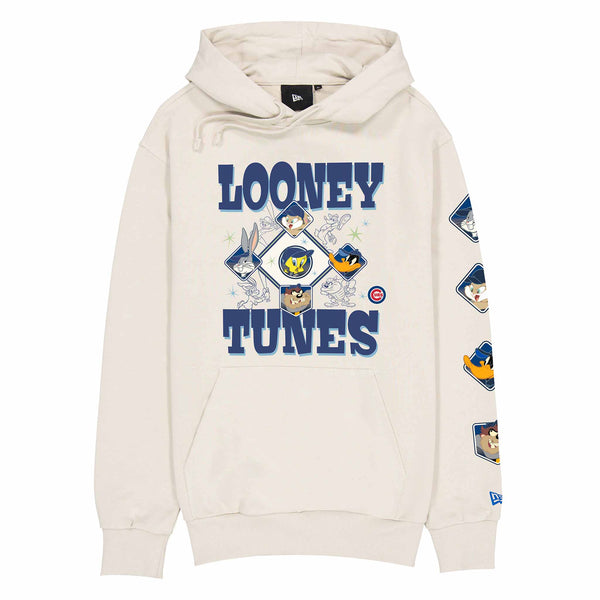Chicago Cubs New Era X Looney Tunes Pullover Hooded Sweatshirt