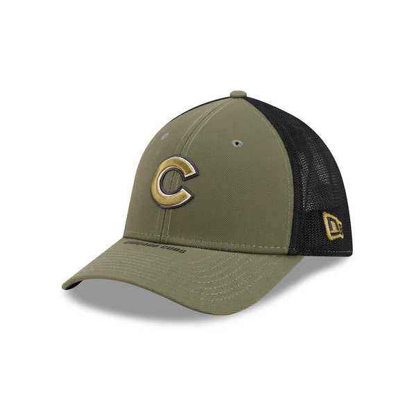 Chicago Cubs New Era 2026 Armed Forces Day 39THIRTY Stretch Fit Cap