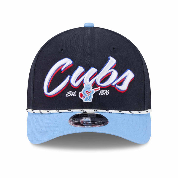 Chicago Cubs New Era Team Loyal Rope 9FORTY Snapback Adjustable Cap