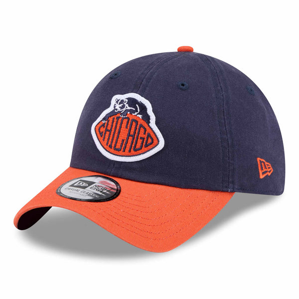 Chicago Bears New Era CHIBEAR Navy Orange Adjustable Cap