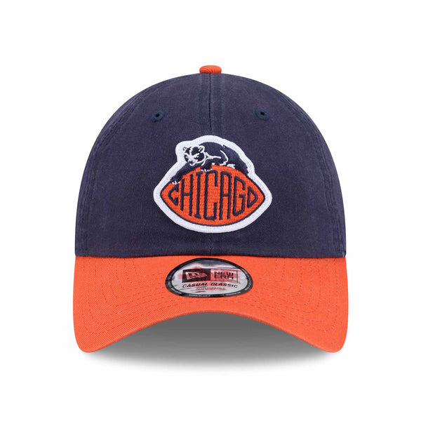 Chicago Bears New Era CHIBEAR Navy Orange Adjustable Cap