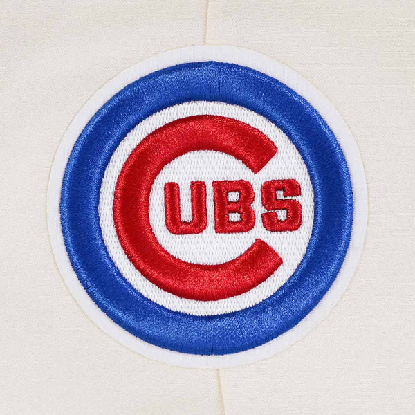Chicago Cubs Pro Standard Youth Wingspan Pro Bullseye Eggshell Hooded Sweatshirt