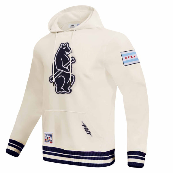 Chicago Cubs Pro Standard 1914 Retro Rib Hooded Sweatshirt