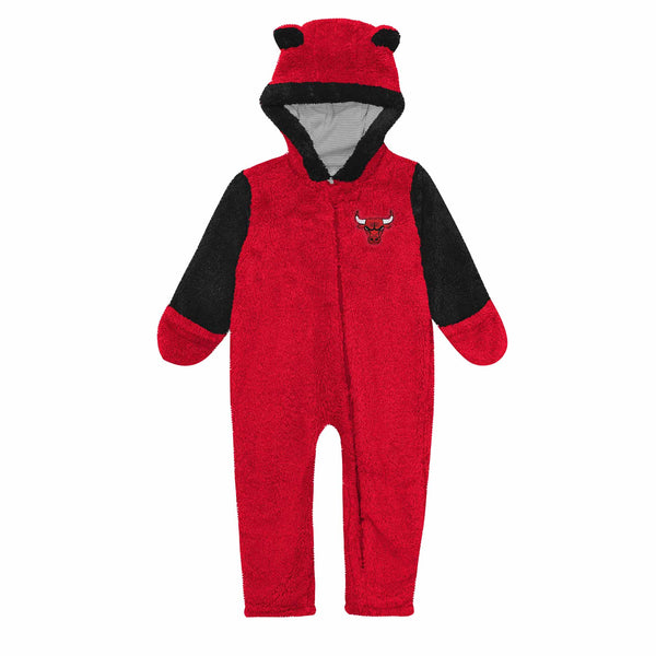 Chicago Bulls Infant Block Out Teddy Onesie Set