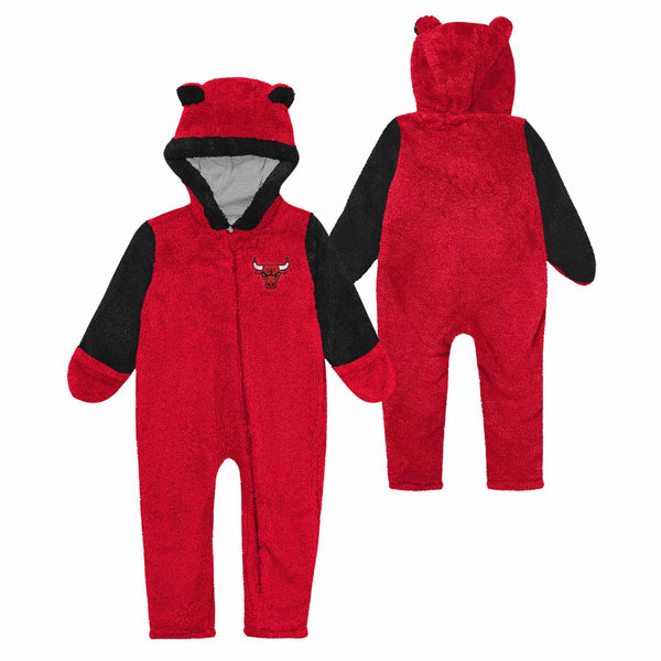 Chicago Bulls Infant Block Out Teddy Onesie Set