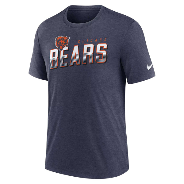 Chicago Bears Nike Short Sleeve Tri-Blend Tee Shirt