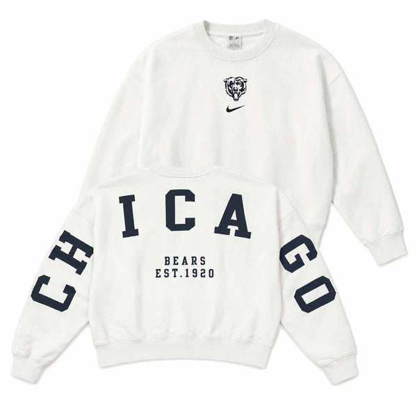 Chicago Bears Nike Womens Phoenix 2-Hit Crew Neck Sweatshirt