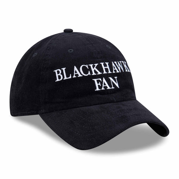 Chicago Blackhawks New Era Charcoal Fan Clean Up Adjustable Cap