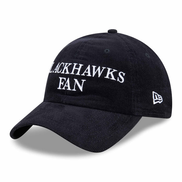 Chicago Blackhawks New Era Charcoal Fan Clean Up Adjustable Cap