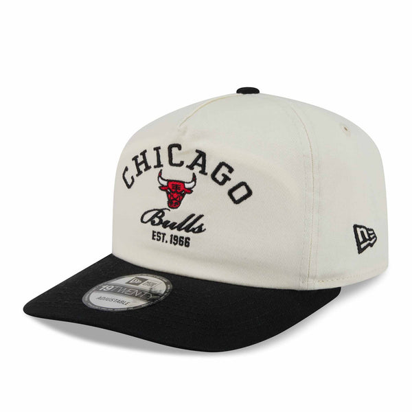 Chicago Bulls New Era Retro Cream 19TWENTY Snapback Adjustable Cap