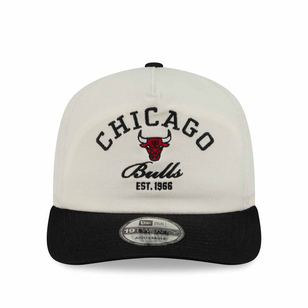 Chicago Bulls New Era Retro Cream 19TWENTY Snapback Adjustable Cap