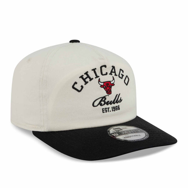 Chicago Bulls New Era Retro Cream 19TWENTY Snapback Adjustable Cap