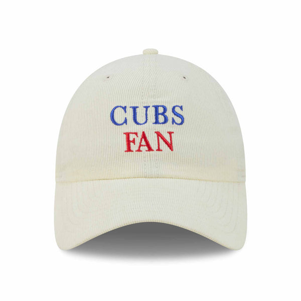 Chicago Cubs New Era Cream Cubs Fan Clean Up Adjustable Cap