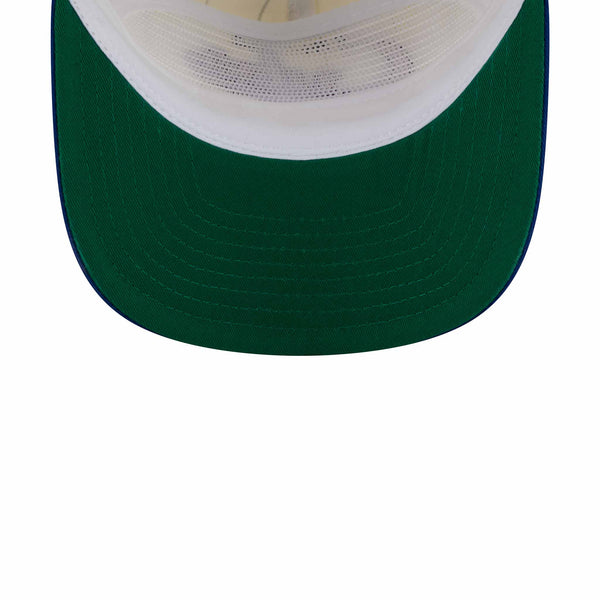 Chicago Cubs New Era Retro Striped Script Snapback Adjustable Cap