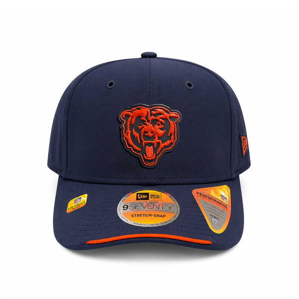 Chicago Bears New Era 2026 Sideline Primary Logo 9SEVENTY Stretch Snap Adjustable Cap