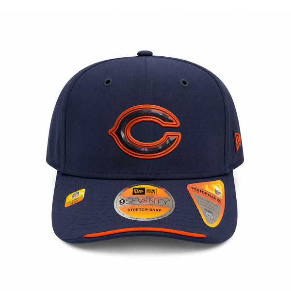 Chicago Bears New Era 2026 Sideline Hollow Secondary 9SEVENTY Stretch Snap Adjustable Cap