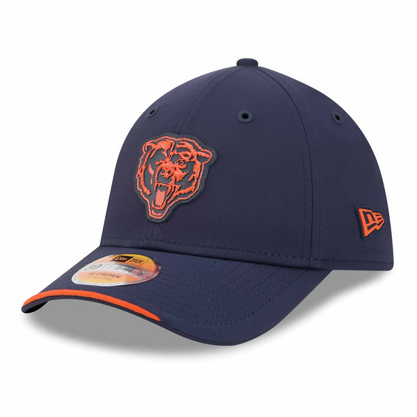 Chicago Bears New Era Navy Primary Logo Flex Fit Cap
