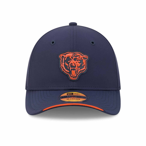 Chicago Bears New Era Navy Primary Logo Flex Fit Cap