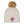 Load image into Gallery viewer, Chicago Cubs New Era Primary Logo Striped Cream Knit Pom Hat
