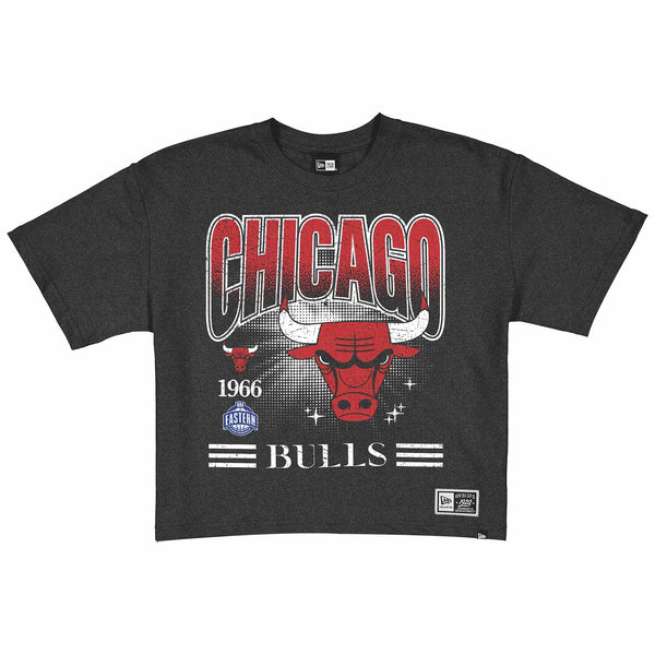 Chicago Bulls New Era Throwback ChiBull Short Sleeve Tee Shirt