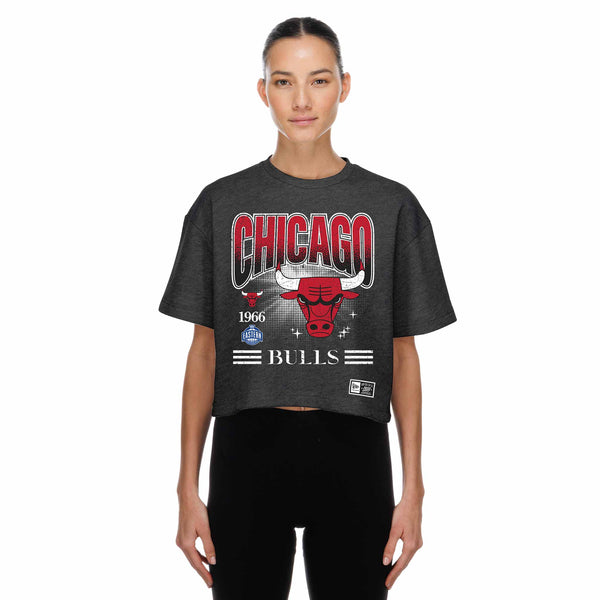 Chicago Bulls New Era Throwback ChiBull Short Sleeve Tee Shirt