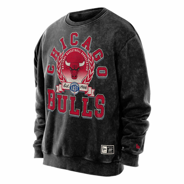 Chicago Bulls New Era Throwback ChiBull Crewneck Sweatshirt
