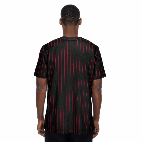 Chicago Bulls New Era Throwback Blackout Short Sleeve Tee Shirt