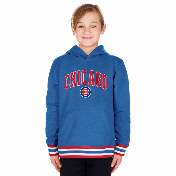 Chicago Cubs New Era Youth Royal Blue Chicago Bullseye Hooded Sweatshirt