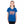 Load image into Gallery viewer, Chicago Cubs New Era Youth Blue Power Script Bullseye Short Sleeve Tee Shirt

