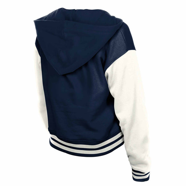 Chicago Bears New Era Women's Classic Button Down Bomber Jacket