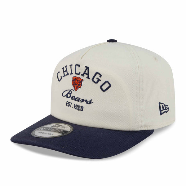 Chicago Bears Nike 2026 1920 STACKED Classy Cream Script Adjustable Cap