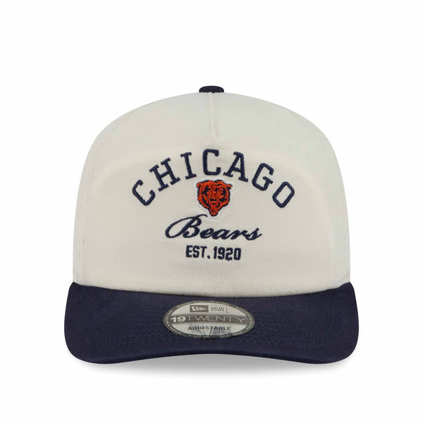 Chicago Bears Nike 2026 1920 STACKED Classy Cream Script Adjustable Cap