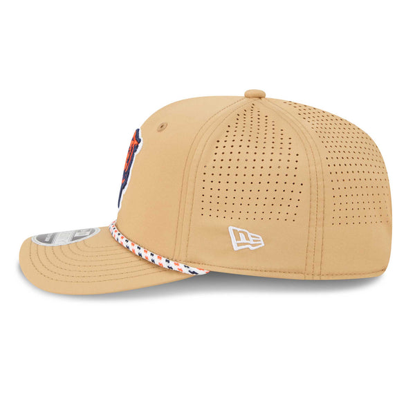 Chicago Bears New Era 9SEVENTY Stretch-Snap Tan Performance Rope Adjustable Cap