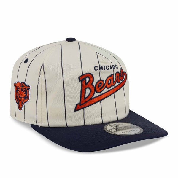 Chicago Bears Nike 19TWENTY Pinstripe Retro Script Snapback Adjustable Cap