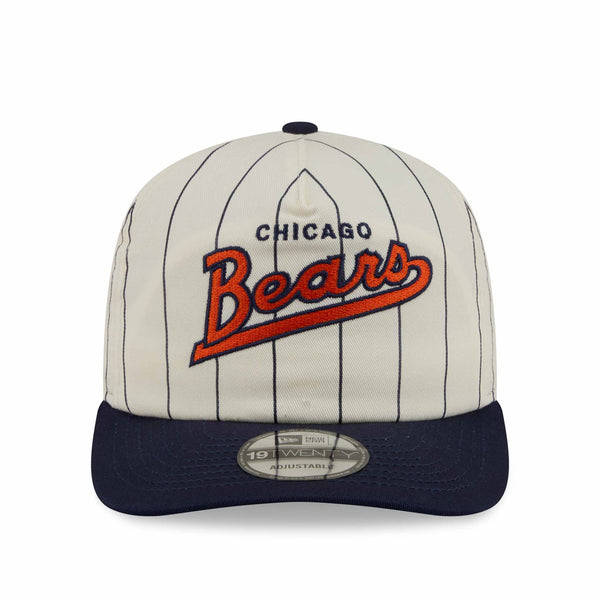 Chicago Bears Nike 19TWENTY Pinstripe Retro Script Snapback Adjustable Cap