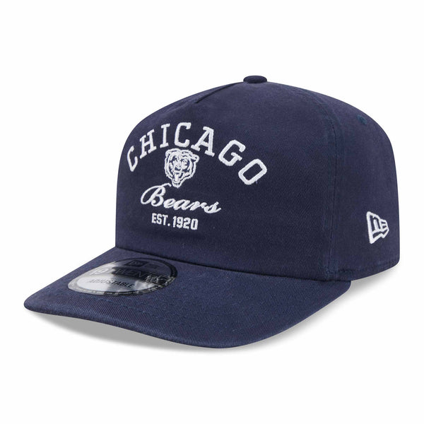 Chicago Bears Nike 1920 Stacked Classy Script Boxy Crown Navy Snapback Adjustable Cap