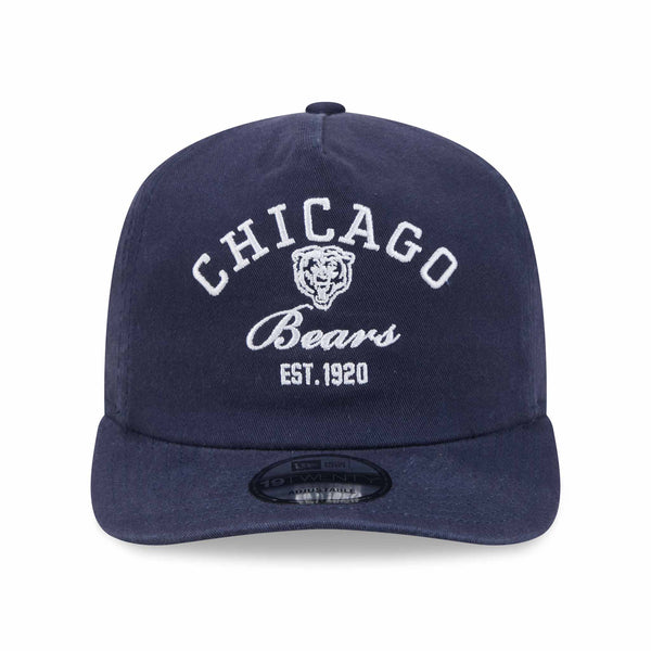 Chicago Bears Nike 1920 Stacked Classy Script Boxy Crown Navy Snapback Adjustable Cap