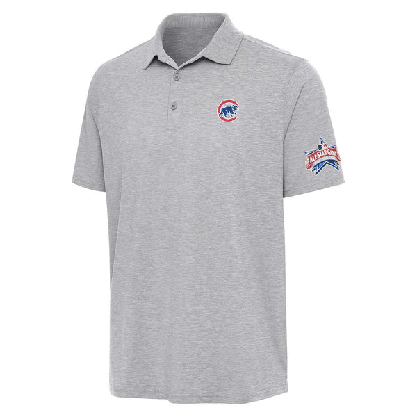 Chicago Cubs Antigua 2027 All Star Game Walking Bear Heather Par 3 Polo